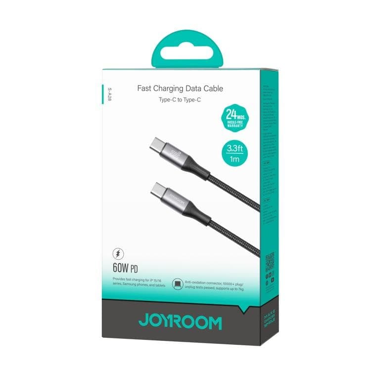 JOYROOM SA28 2 Meter 60 Watt Type-C To C Fast Charging Data Cable view 5