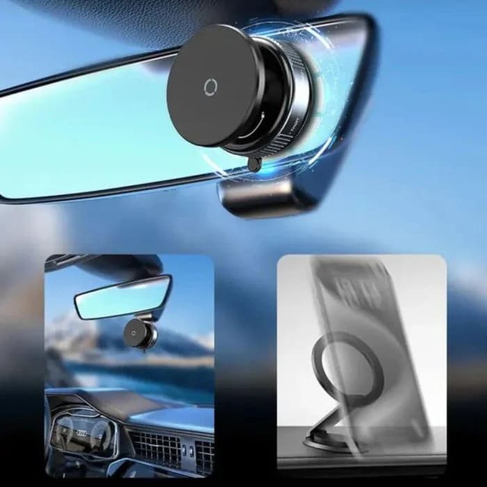 K009 Magnetic Phone Holder With Rotating Vacuum Suction view 2