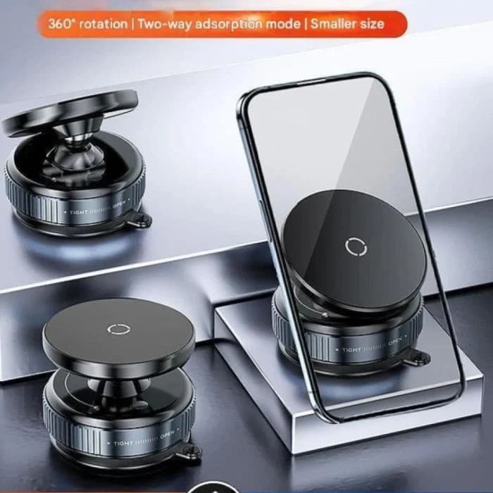 K009 Magnetic Phone Holder With Rotating Vacuum Suction view 4
