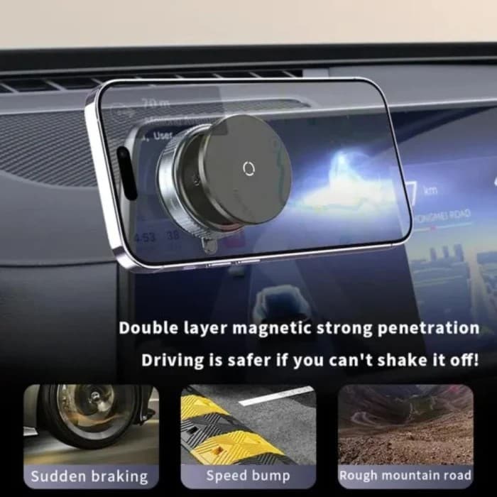 K009 Magnetic Phone Holder With Rotating Vacuum Suction view 5