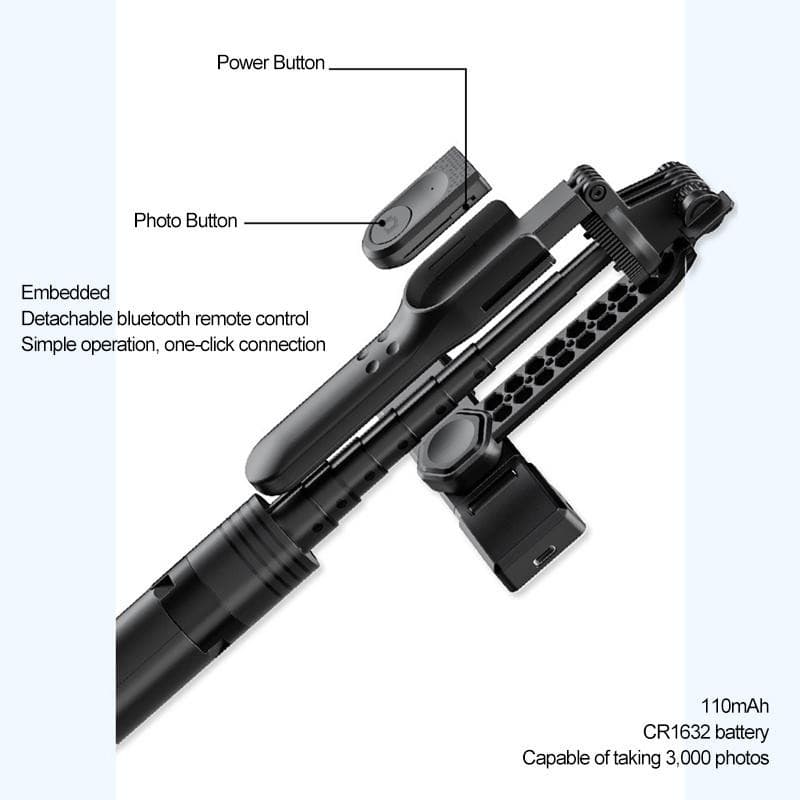 K28 Selfie Stick 175cm Extendable Tripod Stand view 3