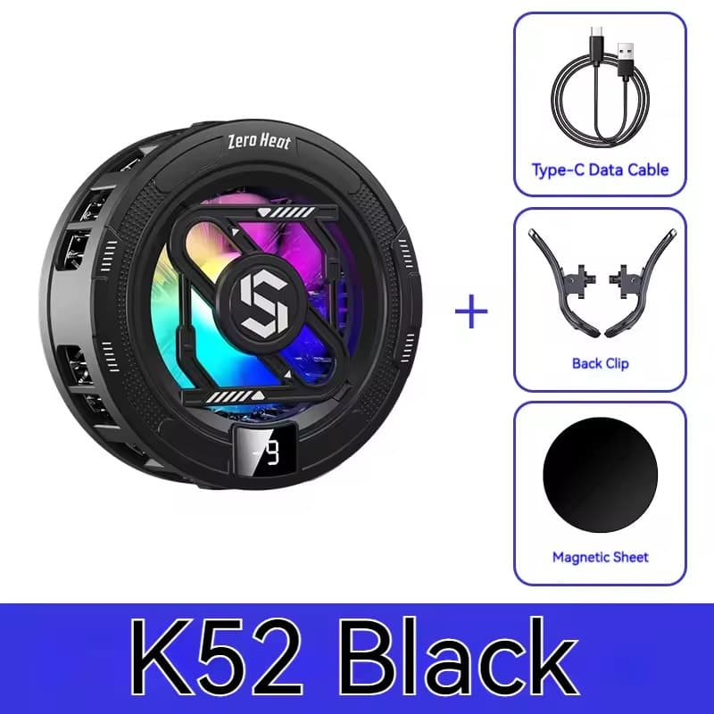 K52 Magnetic Semiconductor Phone & Tablet Cooler With Digital Temperature Display view 4