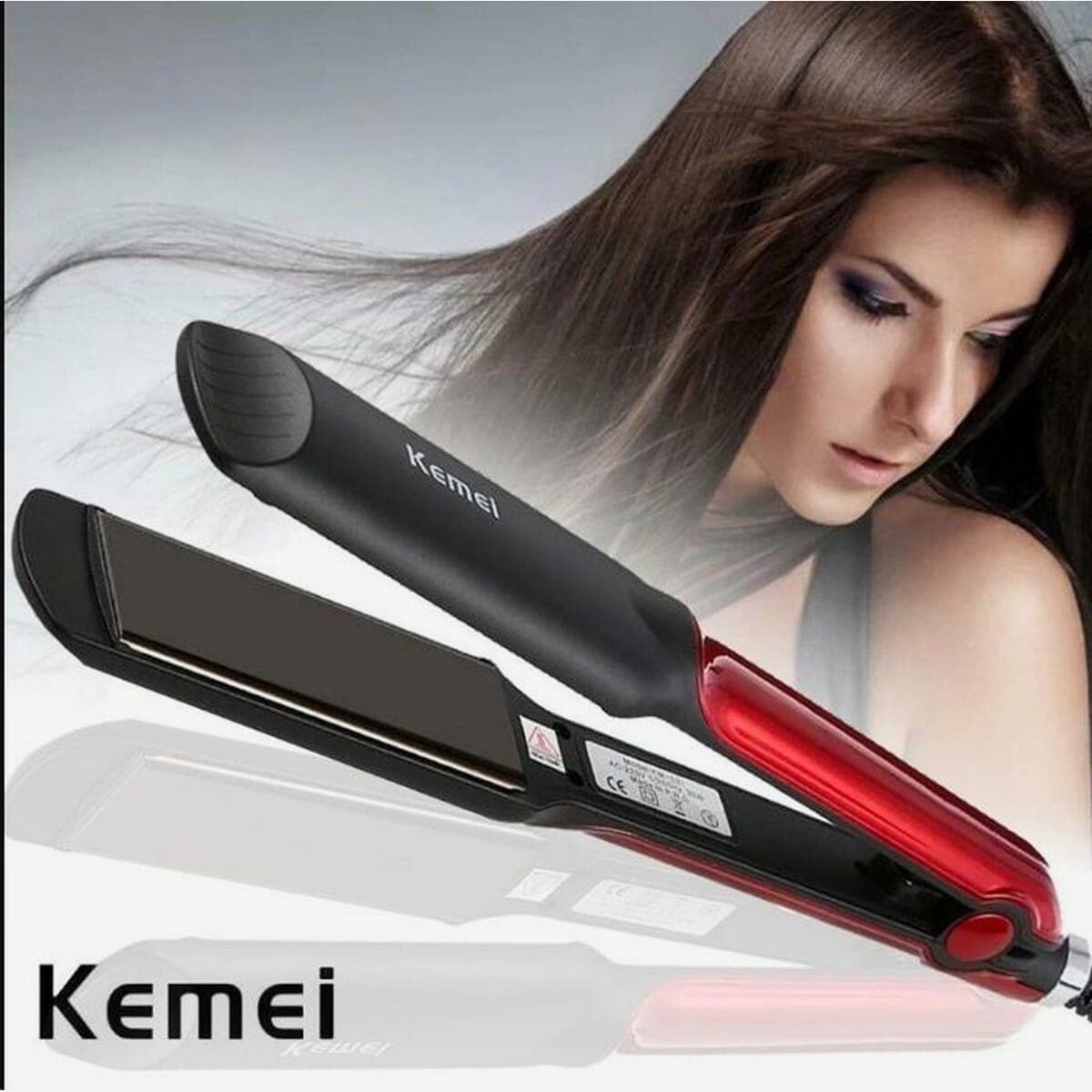 Kemei KM531 Professional Hair Straightener Electric Wet / Dry Ceramic Hair Straightener view 1