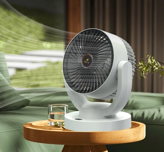 Kisonli F103 Rechargeable Table Fan view 2