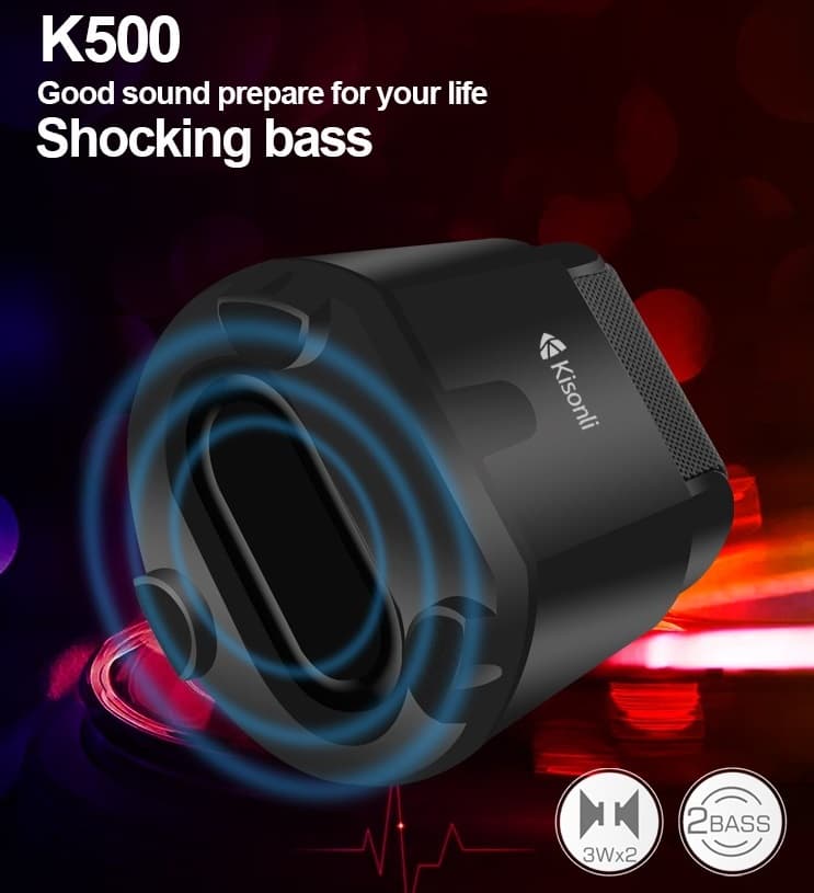 Kisonli K500 Wired USB 2.0 Multimedia Speaker view 4