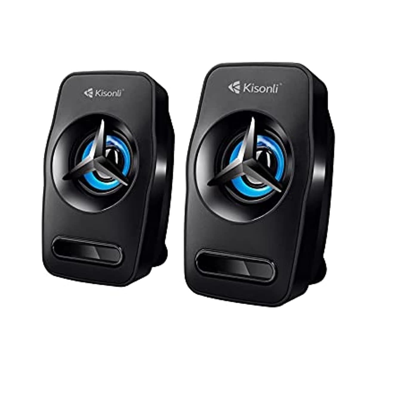 Kisonli L3030 Computer Speaker With Led Lights 7 Color Changing view 3