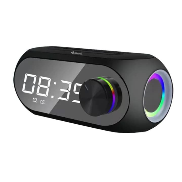 Kisonli LP2S Wireless Bluetooth Clock Speaker view 1