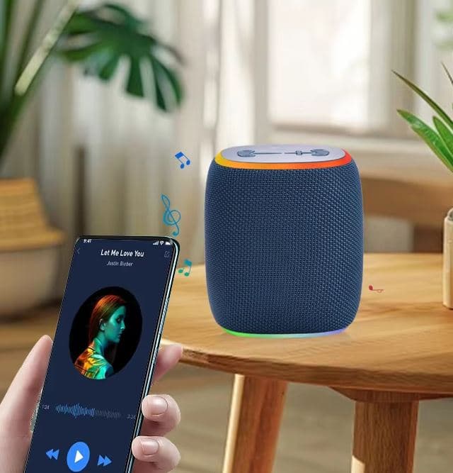 Kisonli Q1 Plus Portable Rgb Stereo Wireless Bluetooth Speaker view 4