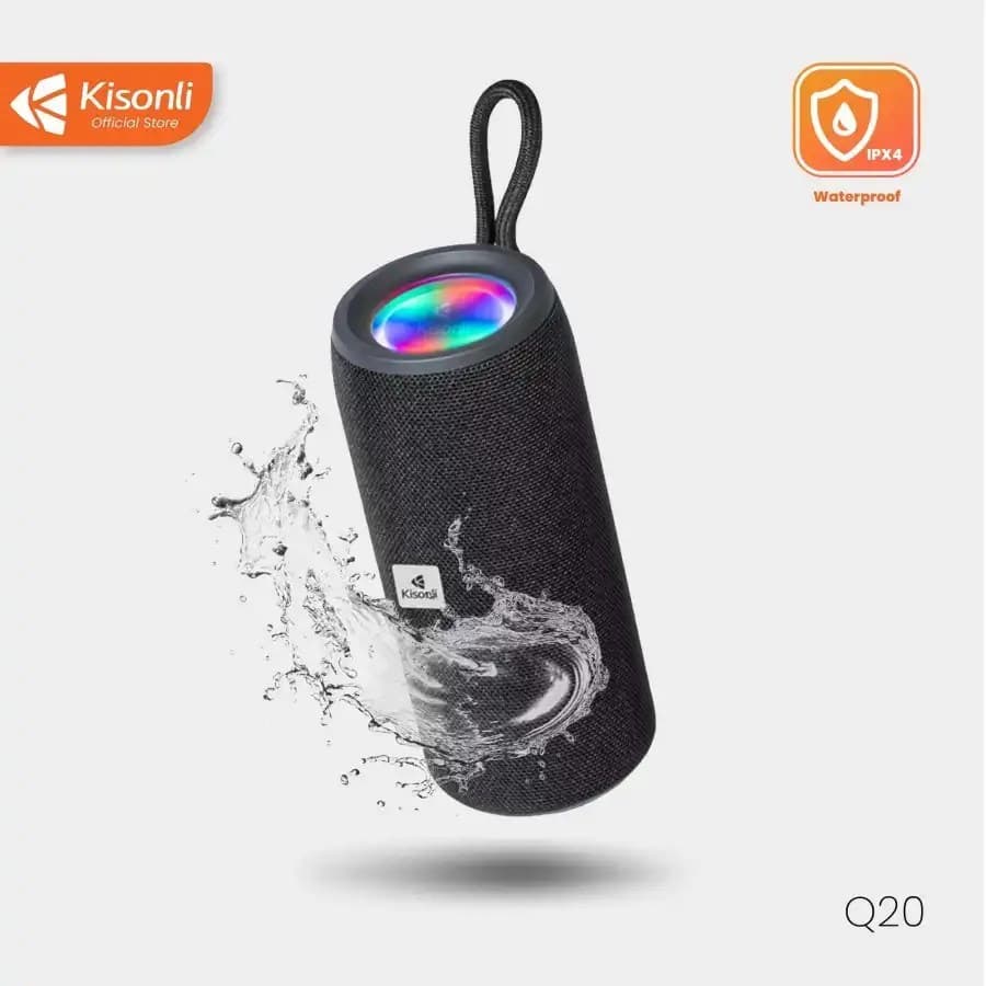 KISONLI Q20 Wireless Bluetooth Speaker Waterproof IPX4 view 1
