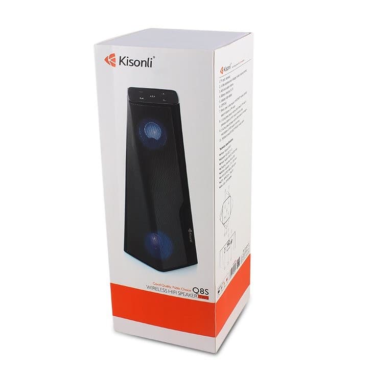 Kisonli Q8S Portable Bluetooth Smart Bass FM Speaker view 3