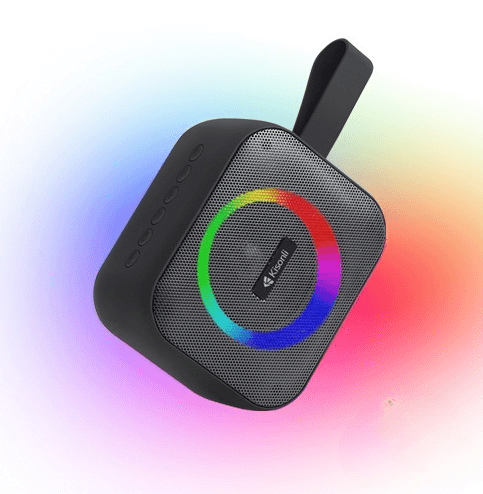 Kisonli S12 Bluetooth Speaker With RGB Light Portable Wireless Speaker AUX/TF Card/U Disk/USB view 1