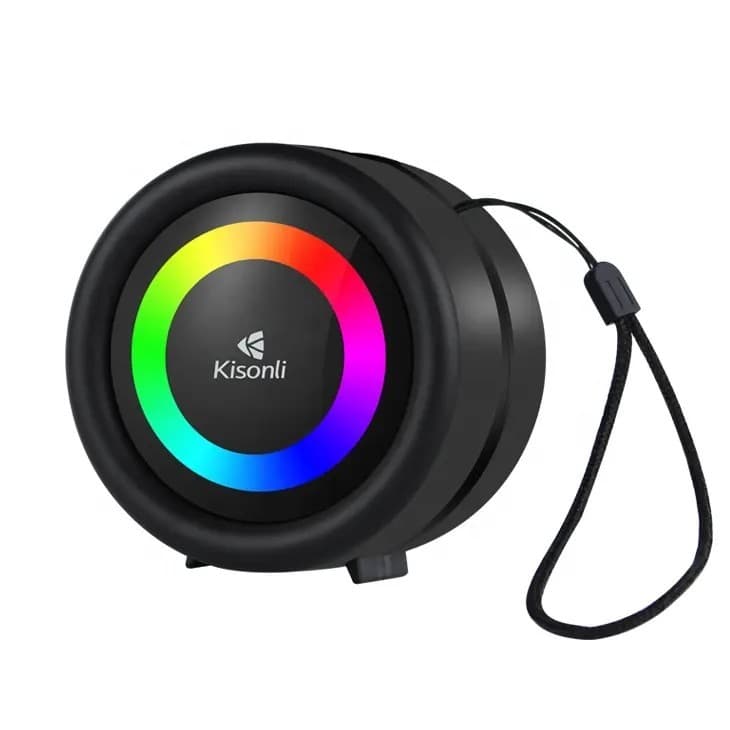 Kisonli S16 Bluetooth Speaker With LED Lights view 1