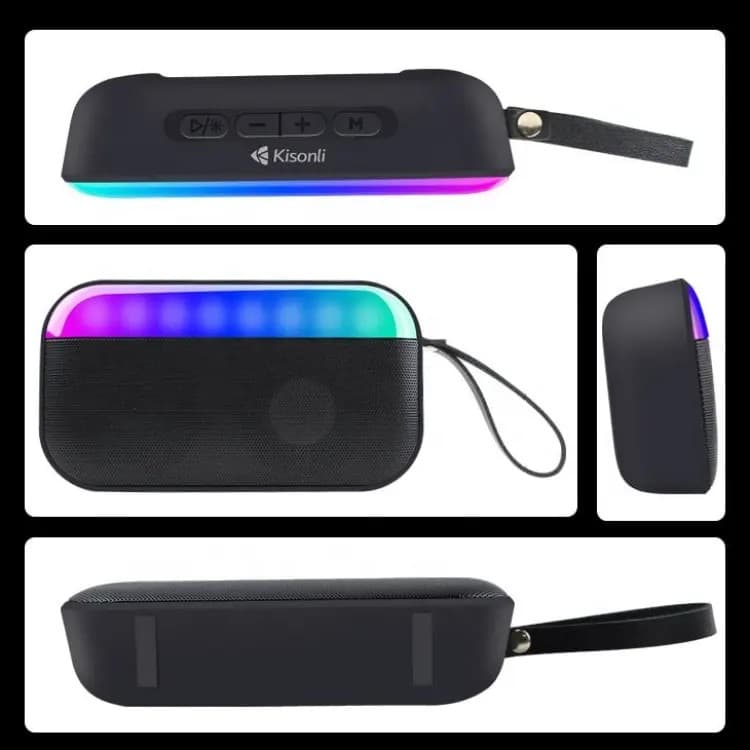 Kisonli S19 RGB Night Lights Outdoor Bluetooth Speaker view 4