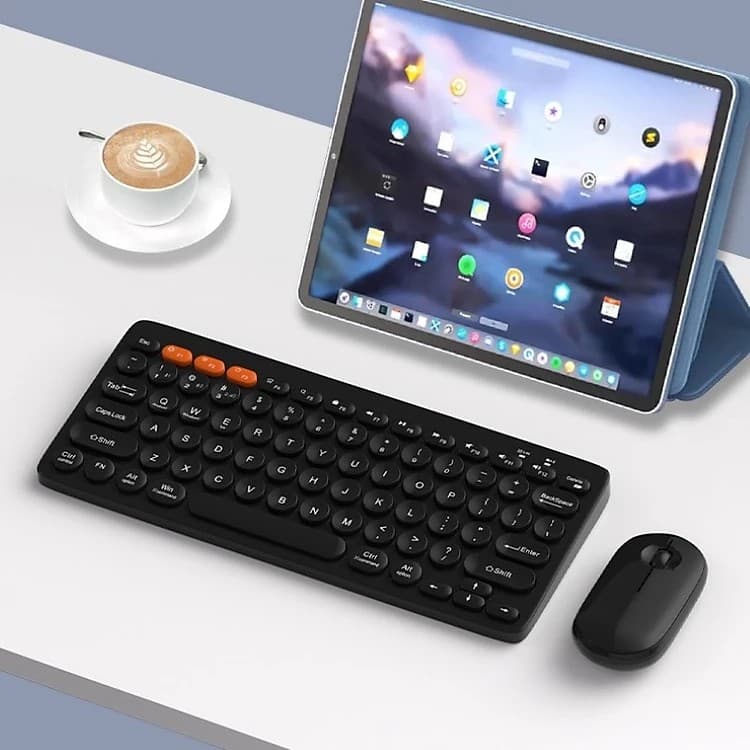 KM902 Dual Mode Bluetooth 5.0 And 2.4g Wireless Keyboard Mouse Set view 2