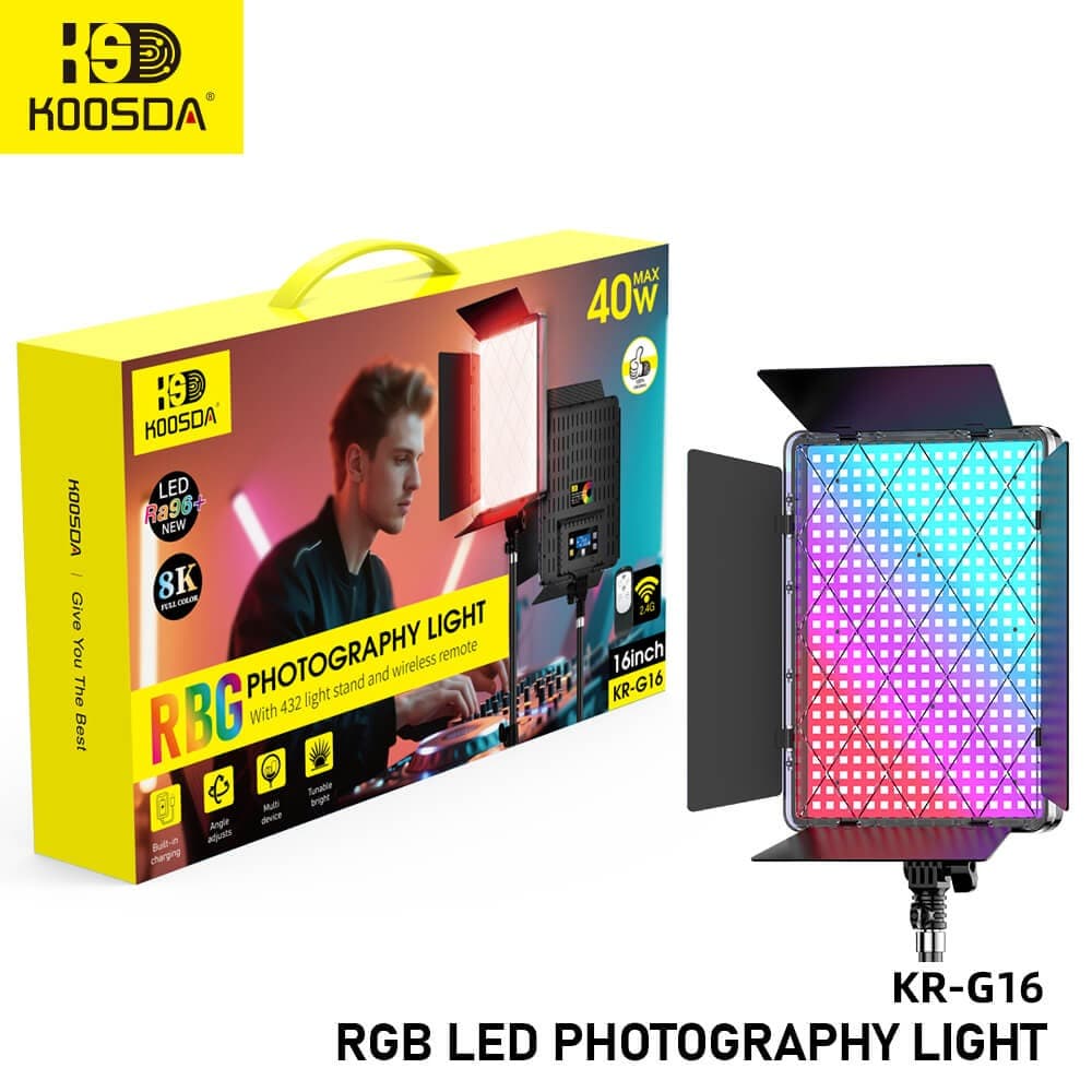 KOOSDA KR-G16 16 Inch RGB-Fill Light view 3