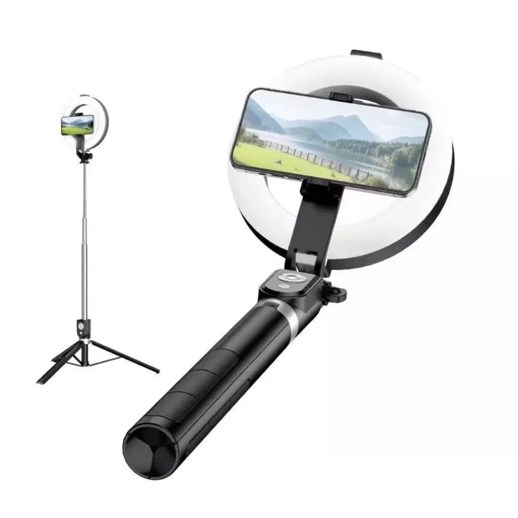Koosda KRL T18 Selfie Stick Tripod With Light view 2
