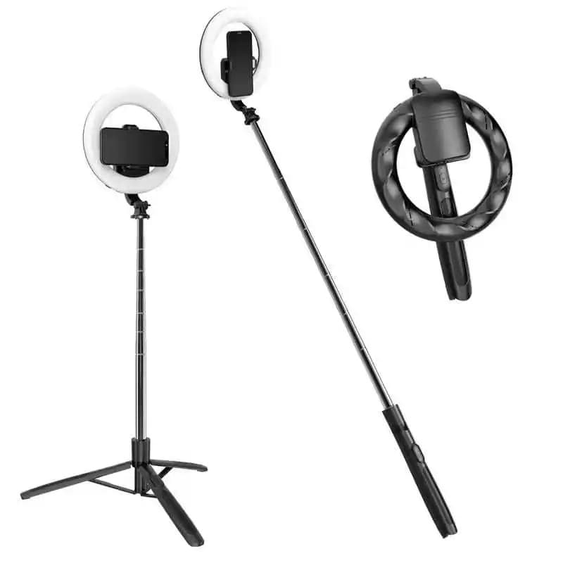 Koosda KRL T18 Selfie Stick Tripod With Light view 3