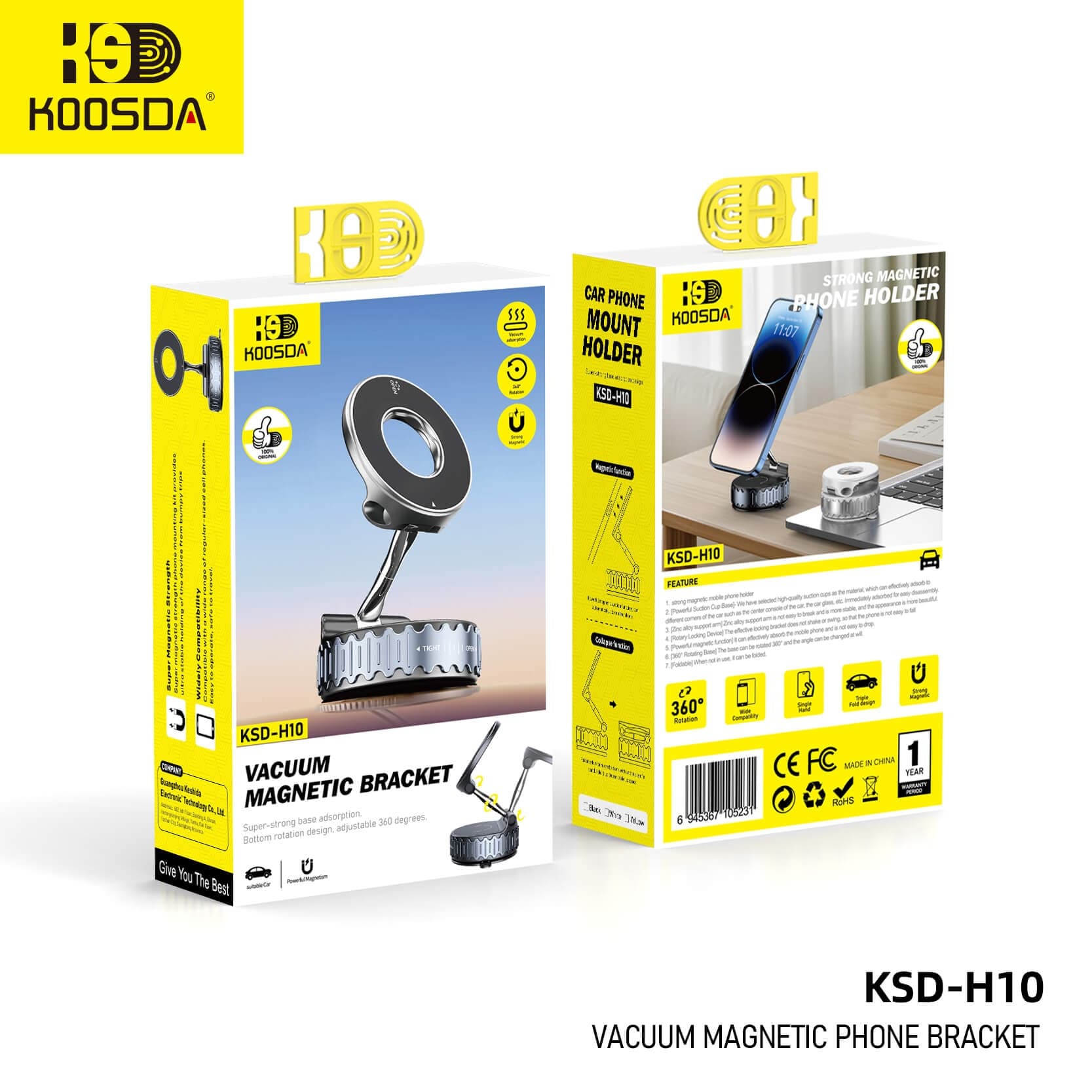 Koosda KSD H10 Multi Directional Rotating Magnetic Phone Holder view 4