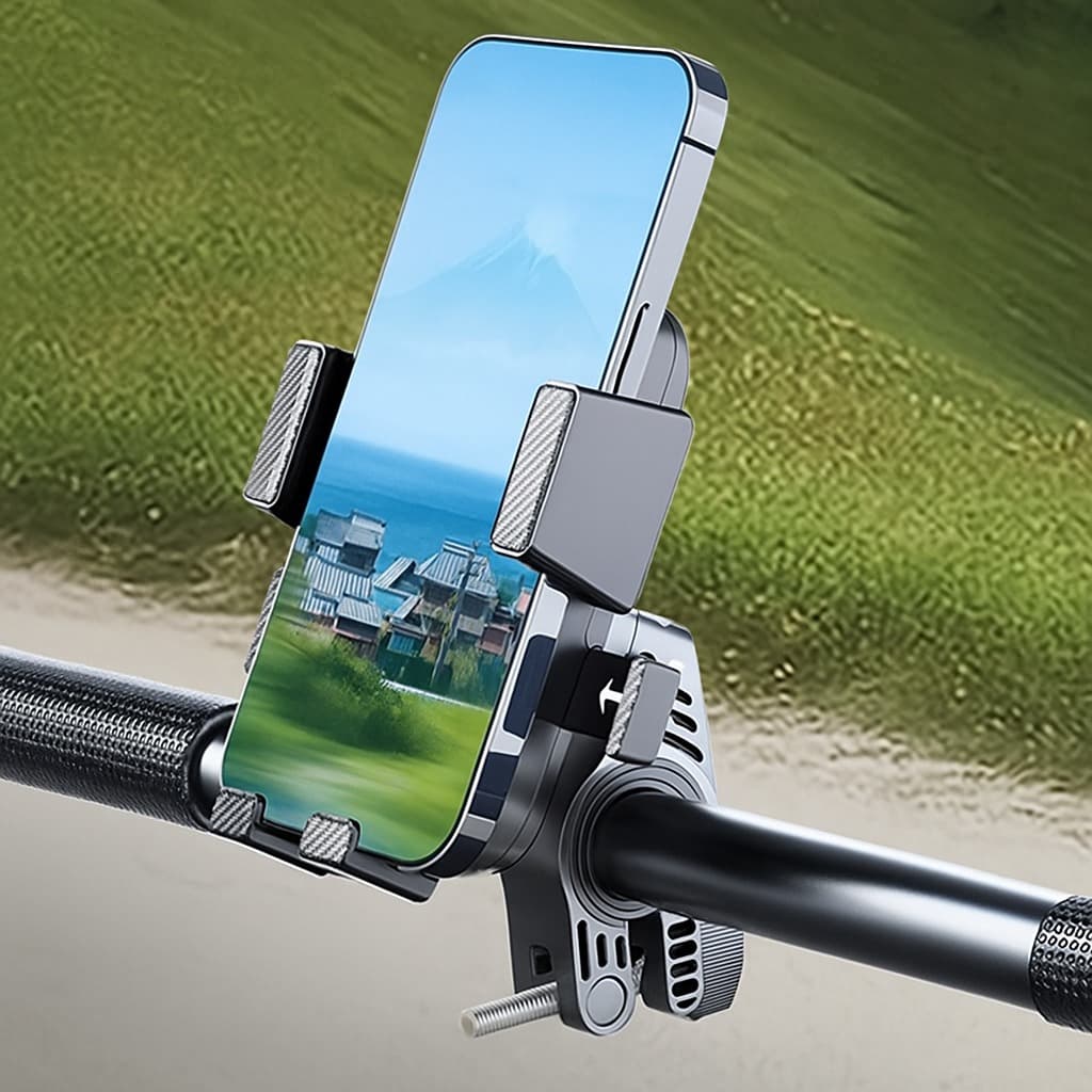 KOOSDA KSD H26 Universal Bicycle & Motorcycle Mobile Phone Holder view 1