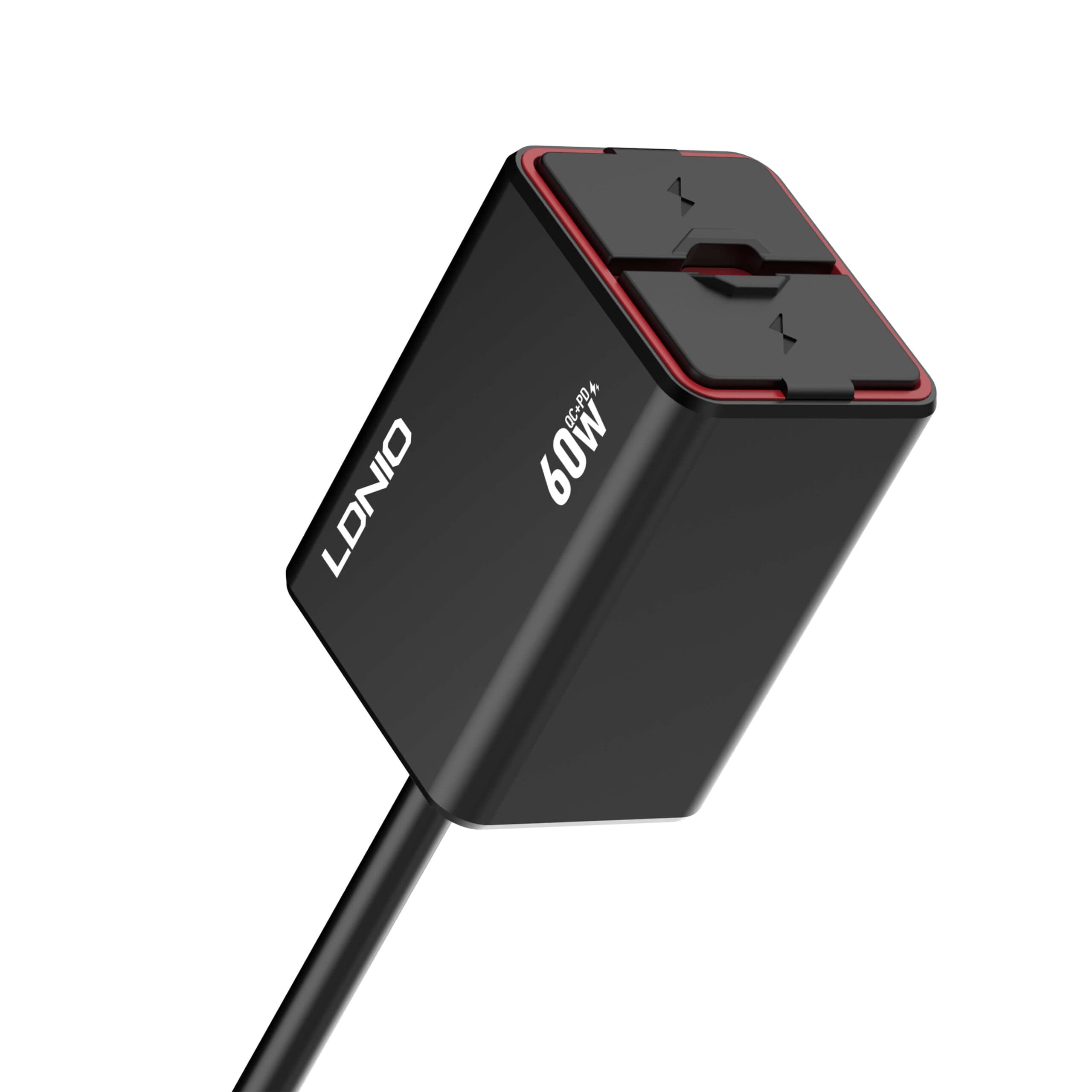 LDNIO C108 High Quality Wired Fast Charging 60W Motorcycle Bike Charger IPX6 Waterproof view 3