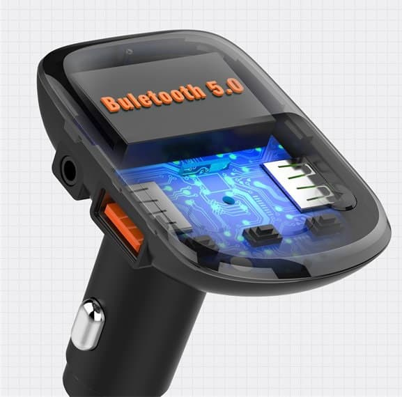 LDNIO C706Q 25W Bluetooth 5.0 Player Car Charger view 3