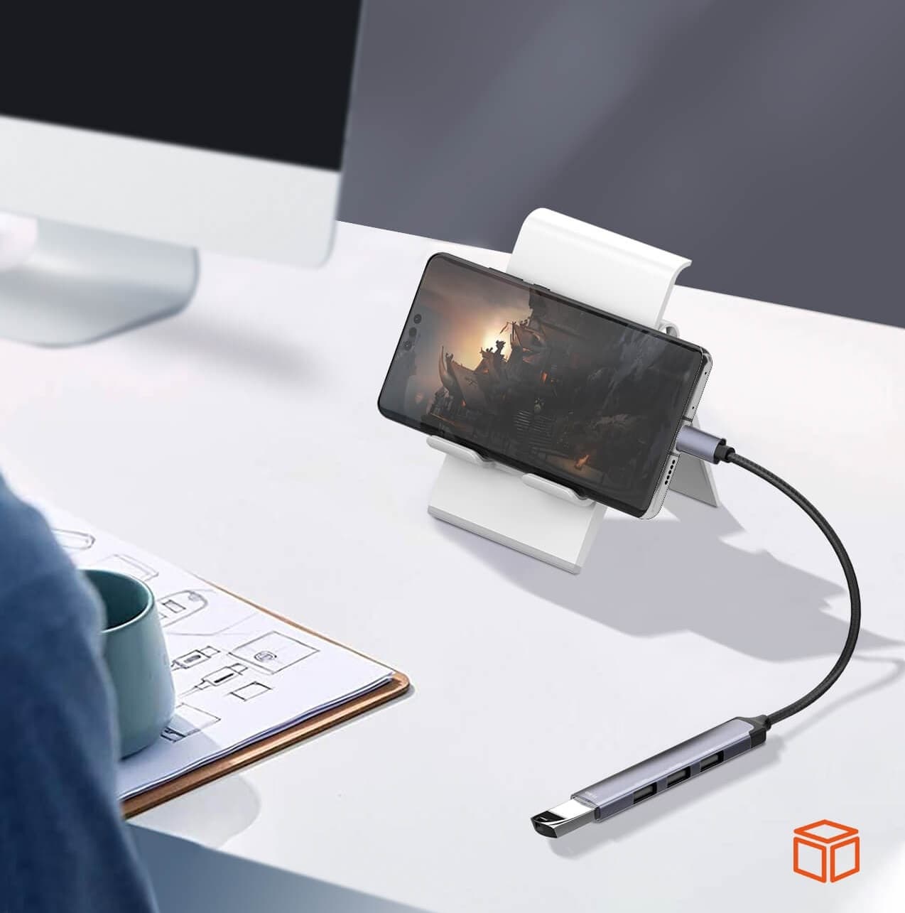 LDNIO DS 34U 4 In 1 Usb C USB Hub view 3