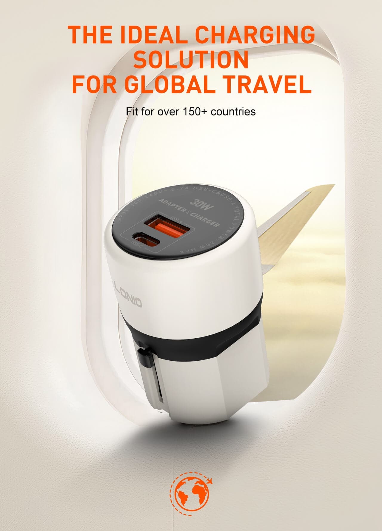 LDNIO Q2319 30W Super Fast Charging Global Mobile Phone Charger view 4
