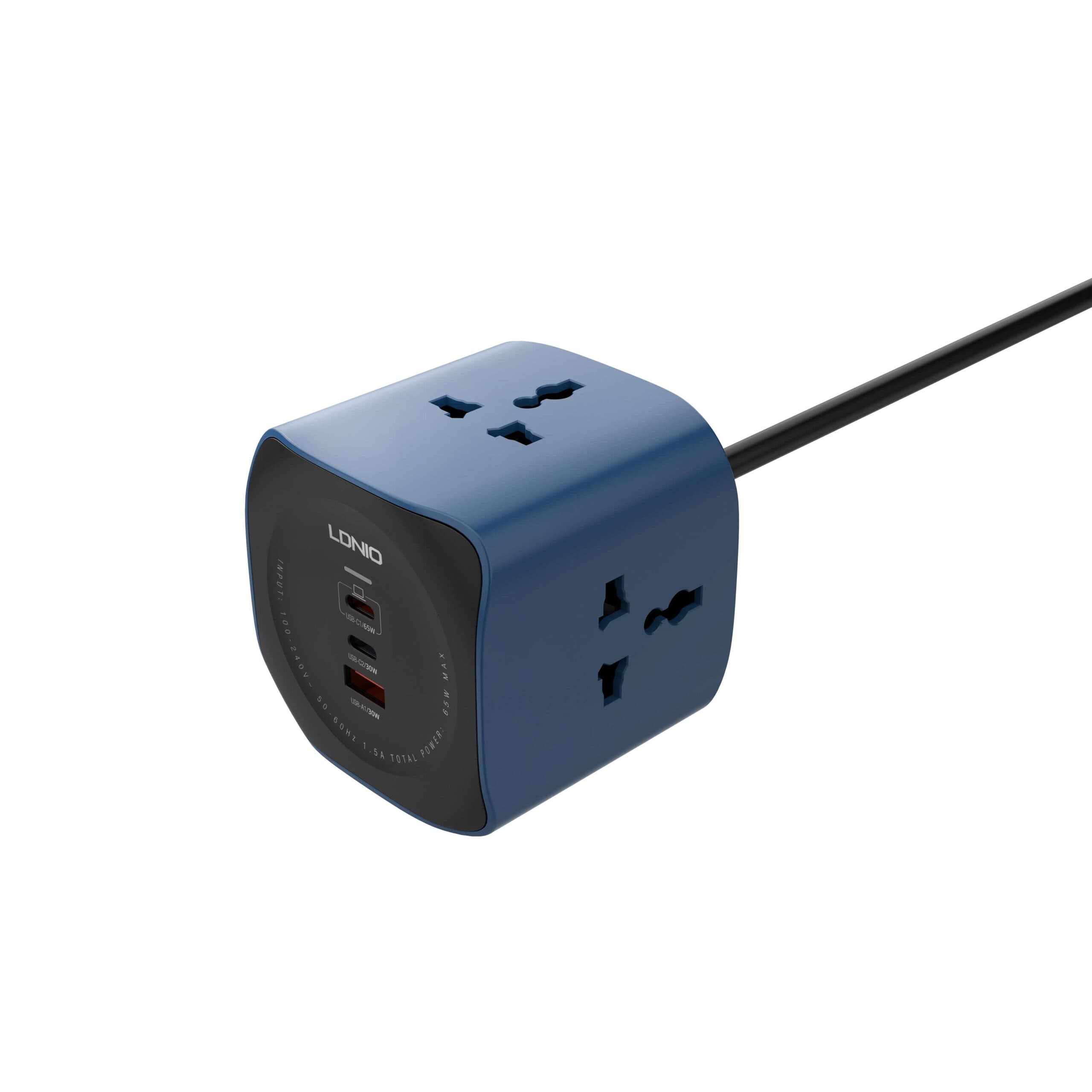 LDNIO SC3319 6-in-1 Power Socket Adapter Desktop Charger view 3