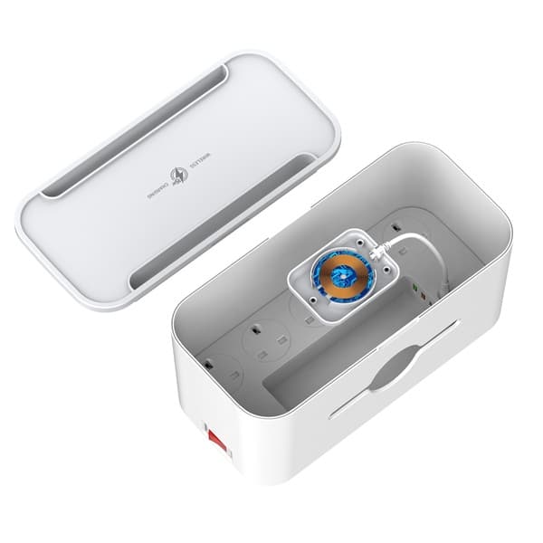 LDNIO SN5311W Smart Outlets Power Socket Storage Box With Wireless Charging view 2