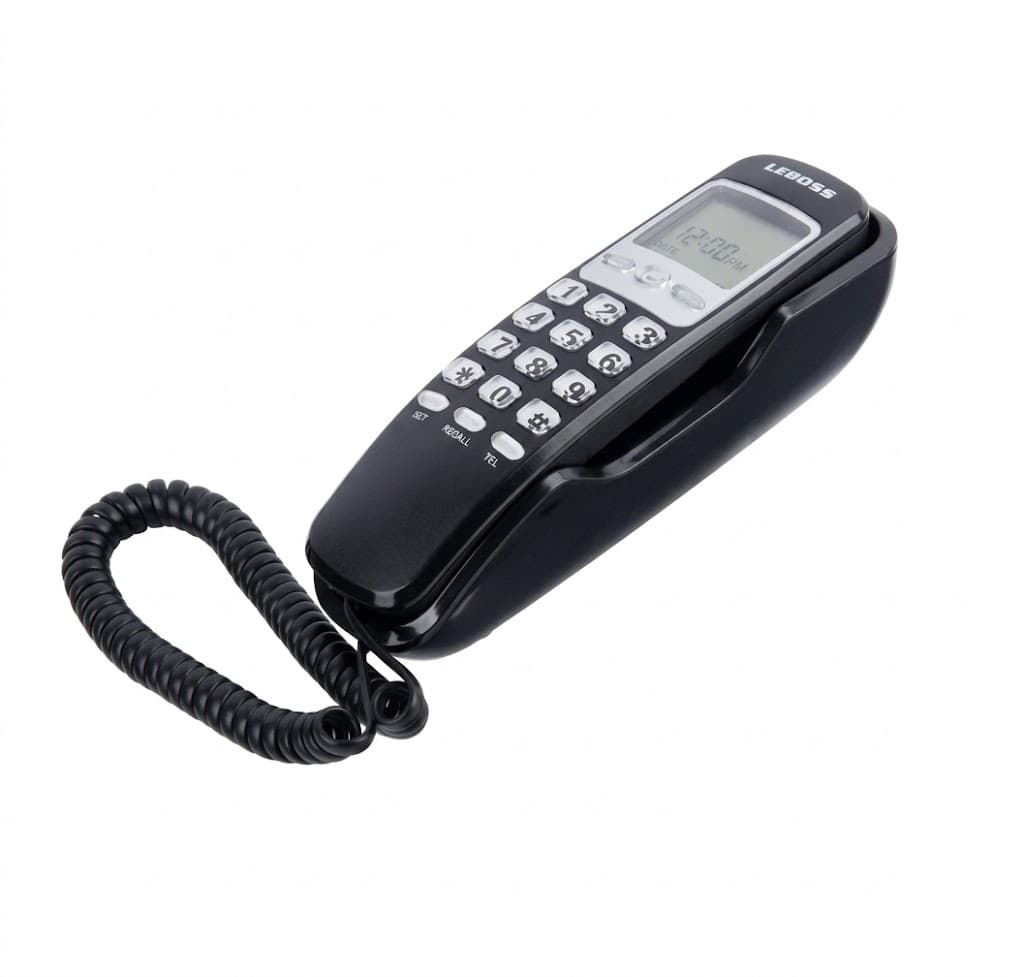 Leboss B369 Caller ID Telephone - Wall Mount & Desktop Landline view 4