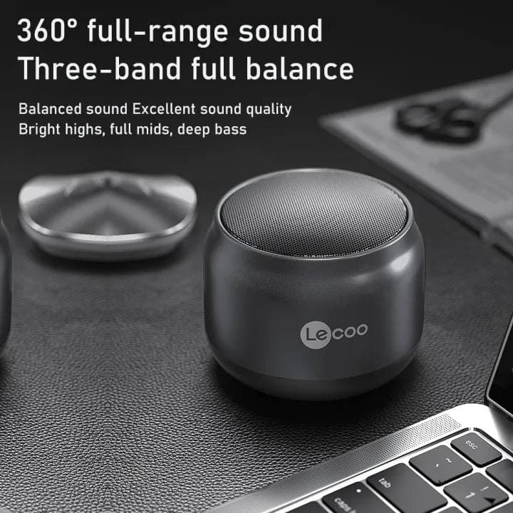 Lenovo Lecoo DS106 Portable Bluetooth Speaker HiFi Stereo Sound view 2