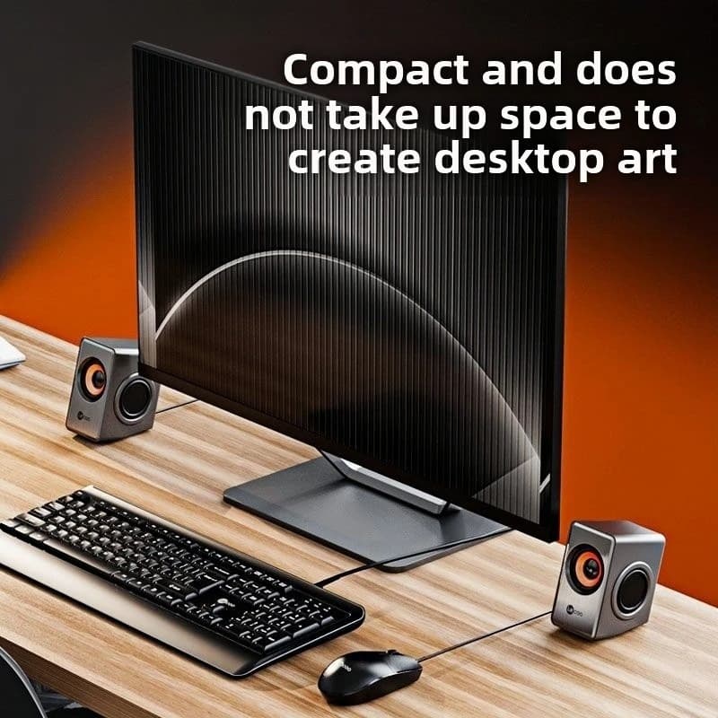 Lenovo Lecoo DS151 Audio Desktop Computer Speaker Wired USB Multimedia view 3