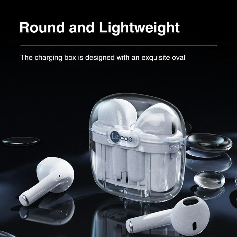 Lenovo Lecoo EW303 TWS Bluetooth 5.3 Earphones With Mic Touch Control Semi In Ear Earbuds view 3