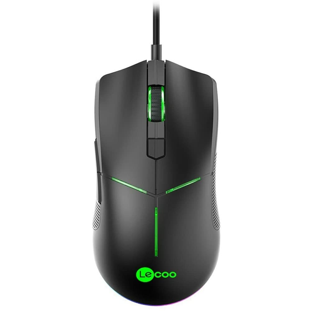LENOVO LECOO MS109 RGB Light USB Wired Mouse Desktop Computer Laptop Gaming Mice view 2