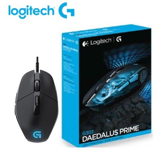 Logitech G302 Daedalus Prime MOBA Gaming Mouse view 3