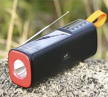 LP V51 Portable Wireless Bluetooth Speaker Solar Rechargeable view 1