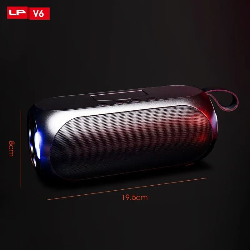 LP V6 Wireless Bluetooth Speaker Portable Big Speaker With Subwoofer & Multifunction Playback view 3