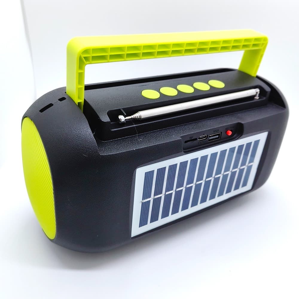 LP V78 Portable Wireless Solar Powered Charging Bluetooth Speaker FM Radio/TF/USB view 4