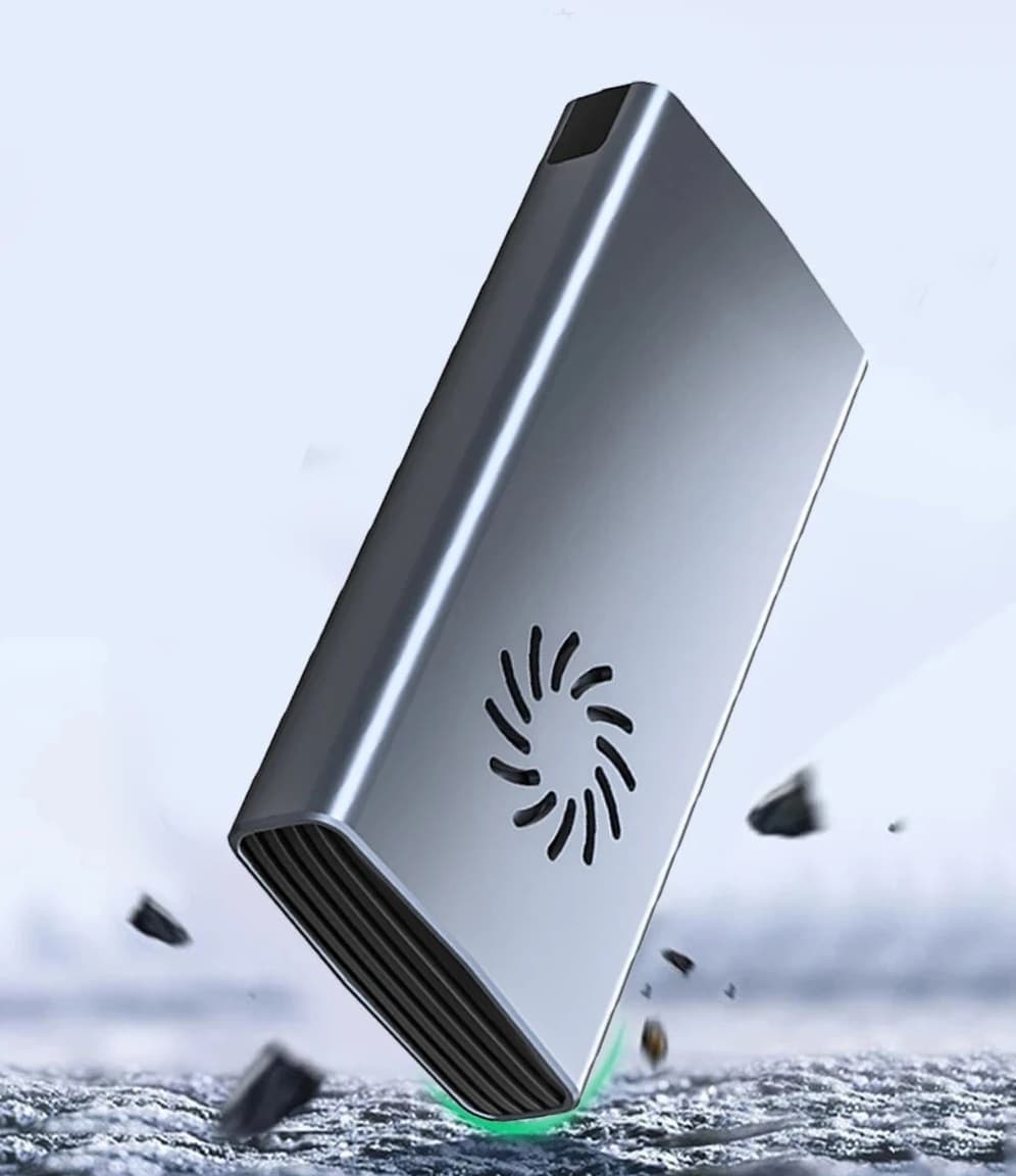 M.2 NVMe SSD Case With Cooling Fan view 5