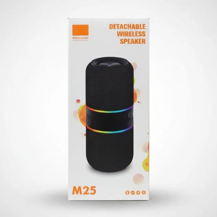 M25 Detachable Magnetic Split‑Type Bluetooth Speaker – 10W Stereo Subwoofer With FM, TF Card, TWS & Type‑C view 4