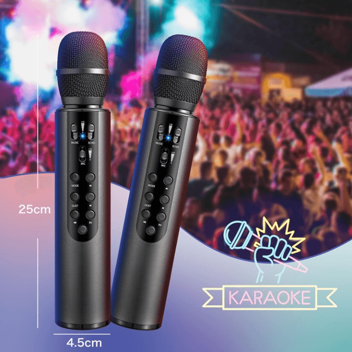 M6 KTV Bluetooth Karaoke Mic With Powerful 10W Speaker view 3