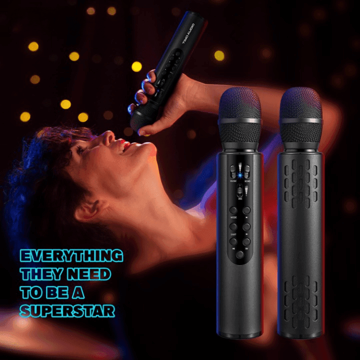 M6 KTV Bluetooth Karaoke Mic With Powerful 10W Speaker view 4