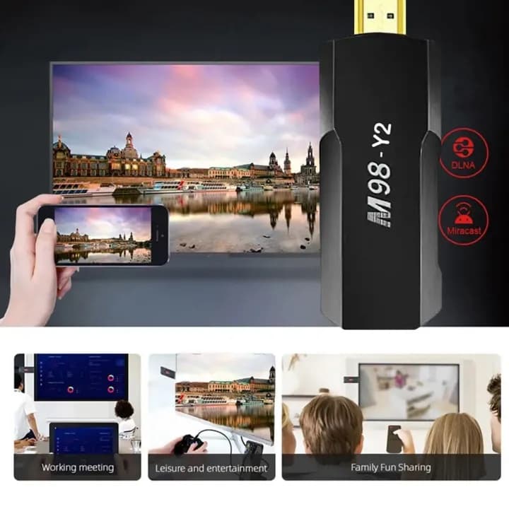 M98 Y2 Smart TV Stick Android TV 4K Ultra HD Google Assistant view 2