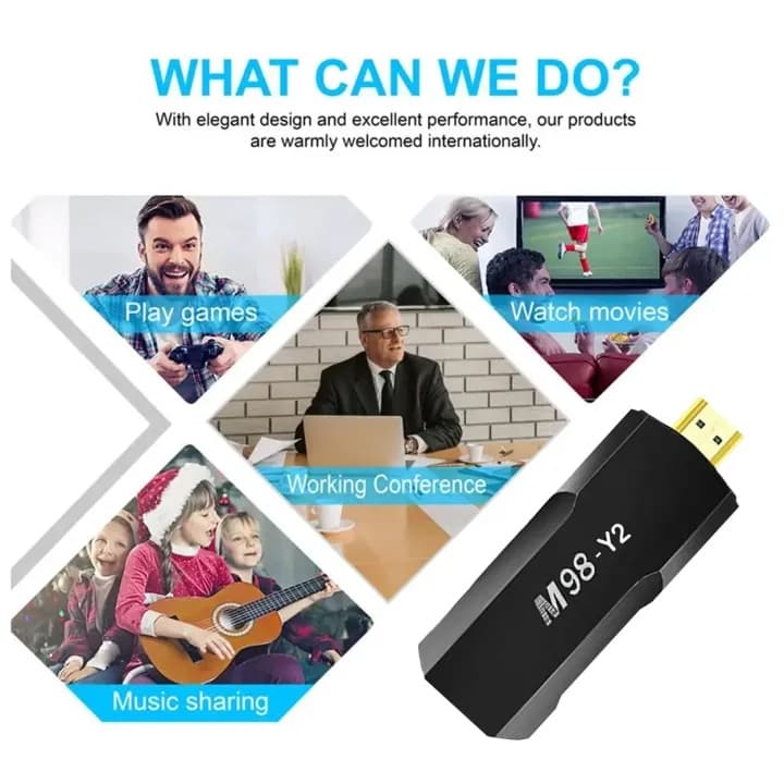 M98 Y2 Smart TV Stick Android TV 4K Ultra HD Google Assistant view 3