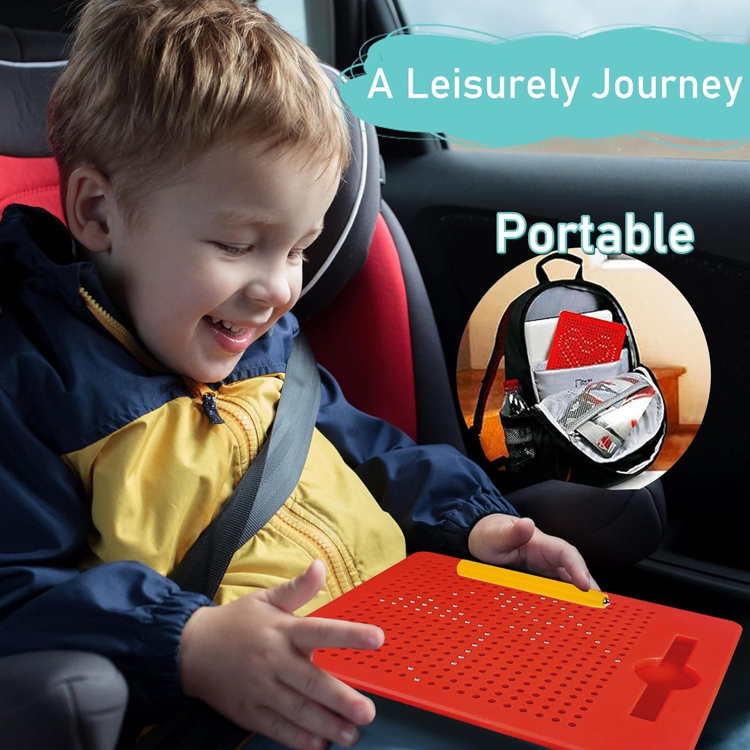 Magnetic Drawing Board Doodle Board For Kids Ages 4–8 view 2