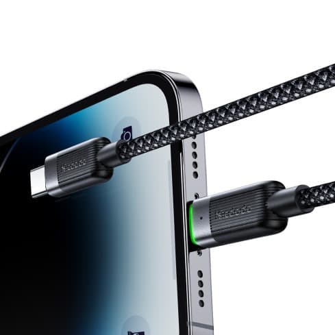 Mcdodo CA2010 36W Magnetic Self Winding USB C To Lightning Fast Charging Cable 1.2M view 2