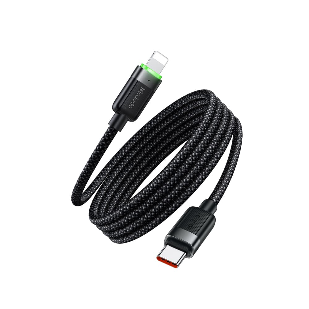 Mcdodo CA2010 36W Magnetic Self Winding USB C To Lightning Fast Charging Cable 1.2M view 1