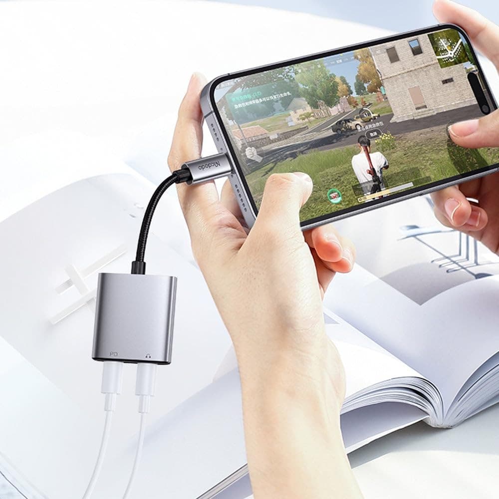 Mcdodo CA5560 Lightning To Dual Lightning Audio Adapter view 2