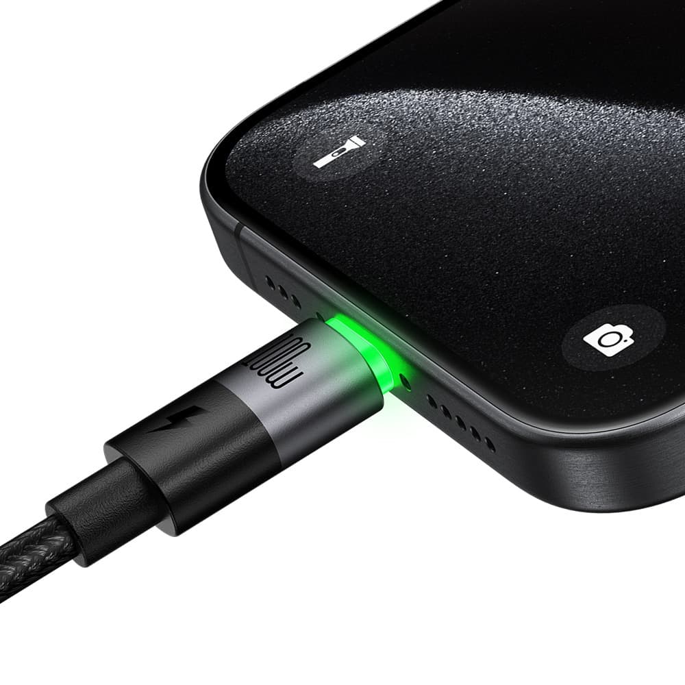 MCDODO CA6700 2 In 1 USB-C To USB-C + Lightning 100W Cable With LED 1.5M view 3