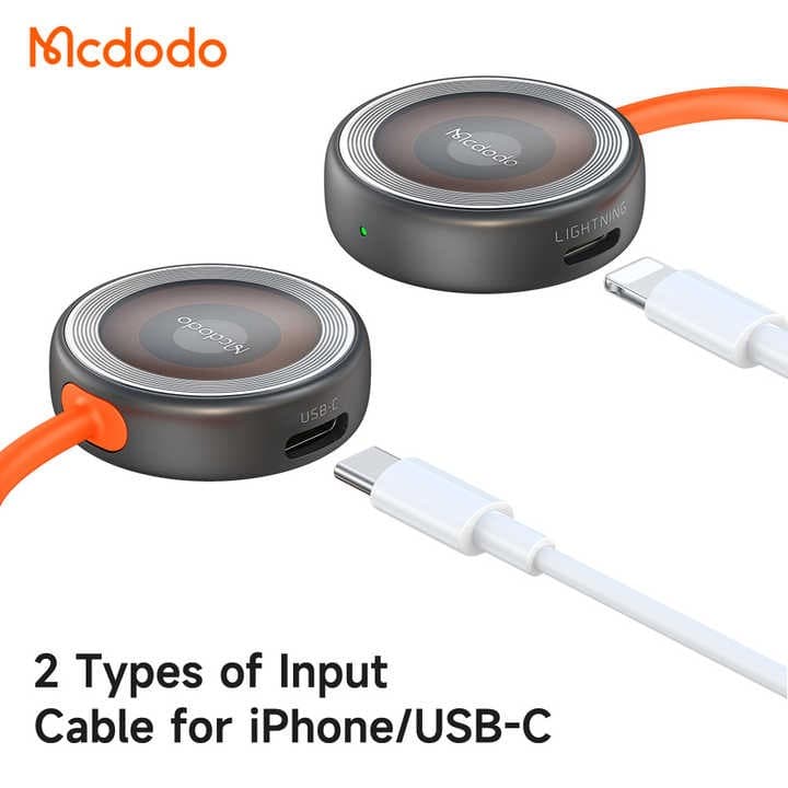 Mcdodo CH-684 Charger for Apple Watch with Lightning and USB-C Port view 5